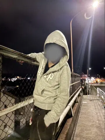 GAP 그레이 집업 후드티