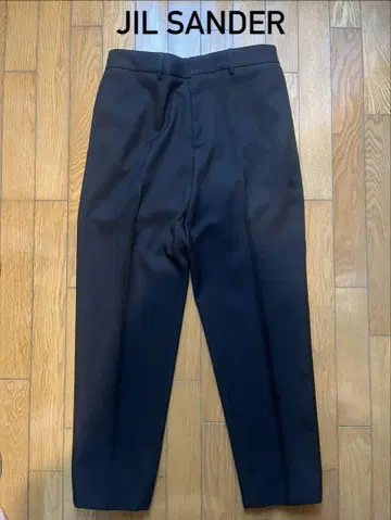 JIL SANDER 블랙 슬랙스 46
