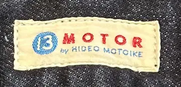 MOTOR NEW VINTAGE 배기 데님 트라우저 MOTO 모토