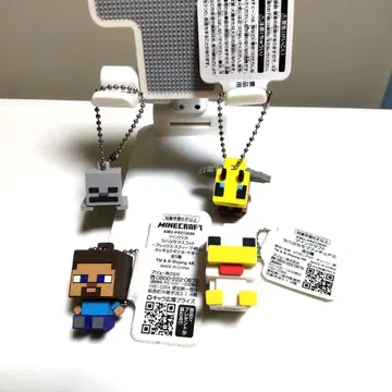 MINECRAFT 캐릭터 키링 세트