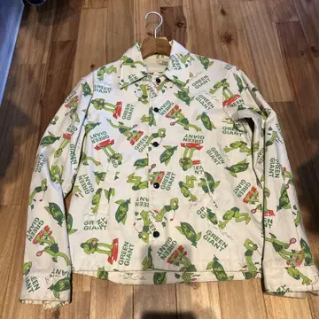 GREEN GIANT 캐릭터 패턴 자켓 S