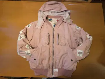 PINK HOUSE 후드 부착 블루종 점퍼