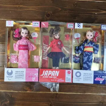 타카라토미 리카짱 미개봉 새상품 도쿄 2020 올림픽 3종 세트