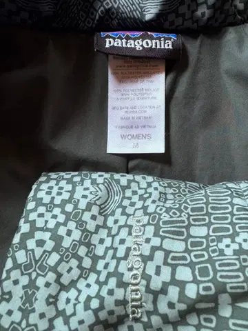 Patagonia 여성용 그린 다운 자켓