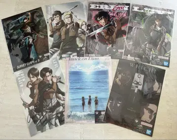 진격의 거인 F상 클리어 포스터 7종