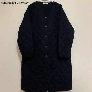 tukuroi 블랙 퀼팅 자켓