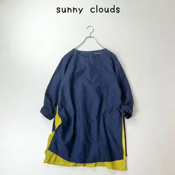 sunny clouds 레이어 디자인 꽃무늬 튜닉 펠리시모