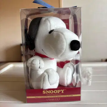 스누피 봉제 인형 개봉 완료