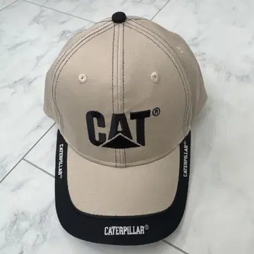 CAT 베이지 캡