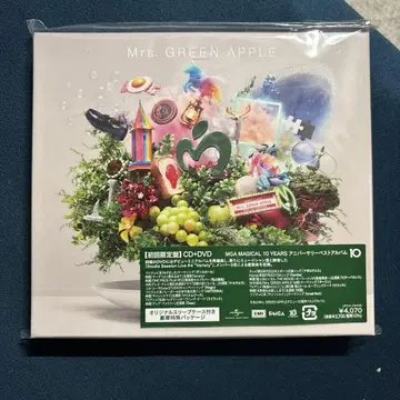 Mrs. GREEN APPLE 10 CD+DVD 미개봉