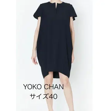 [ 새상품급 ] YOKO CHAN*페탈 슬리브 원피스*40 사이즈*블랙