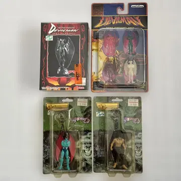 데빌맨 피규어 키링 4개