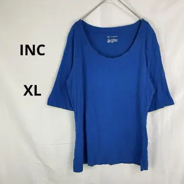 INC 반팔 티셔츠 [XL] 모달 무지 봄/여름 심플 캐주얼