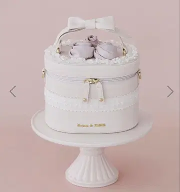 [ 새상품 ] Maison de FLEUR 기념일 케이크 백 핑크