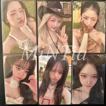 IVE secret 회장 한정판 10/12 도쿄 트레이딩 카드 6종 컴프