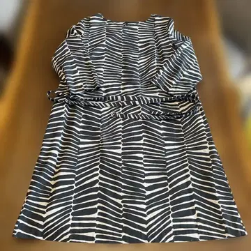 marimekko 스트라이프 패턴 긴팔 원피스 사이즈 40