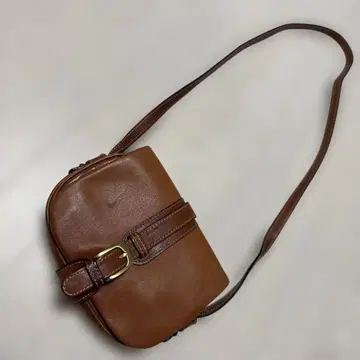 BALLY 브라운 가죽 숄더백