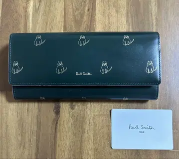 Paul Smith 캣 두들 장지갑 그린