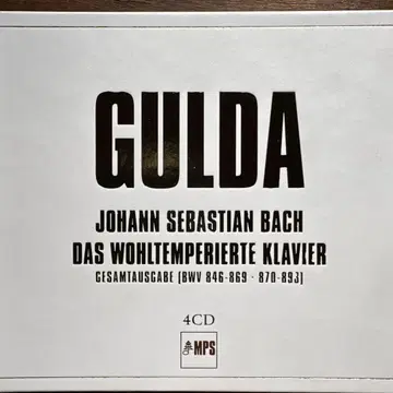 4CD 굴다 바흐 평균율 클라비어 곡집