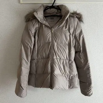 ZARA 베이지 다운 자켓 S 사이즈