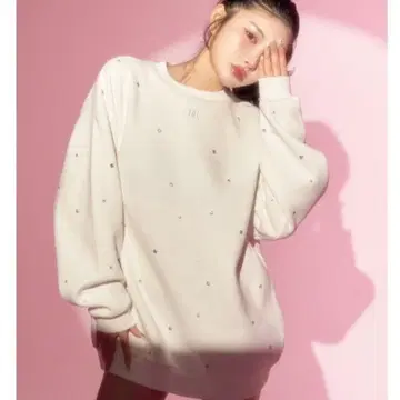Darich 비쥬 오버 사이즈 맨투맨