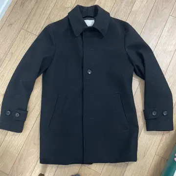 URBAN RESEARCH 블랙 울 코트 M