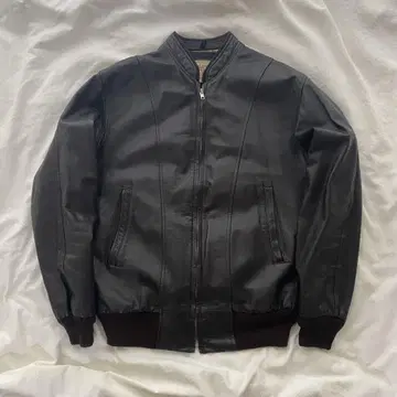 1990s 빈티지 레더 봄버 재킷