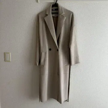 ZARA S 사이즈 롱 코트 허리 벨트 포함