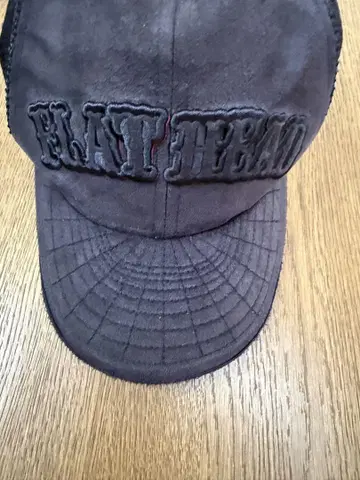 FLAT HEAD 블랙 캡