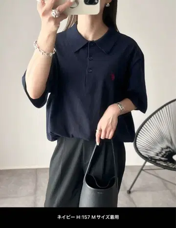 U.S. POLO ASSN. 니트 피케 셔츠