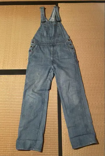 [ 희소 ] 바이슨 오버롤 레트로 데님 빈티지 작업복 일본제