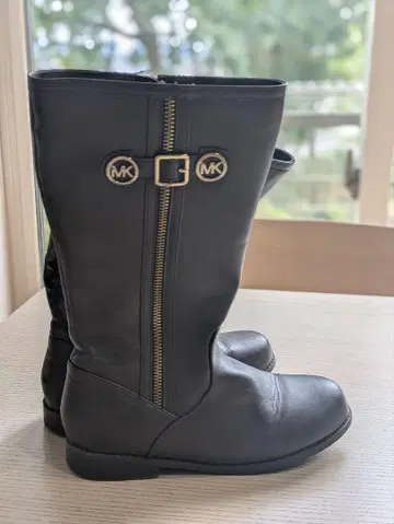 MK 블랙 롱 부츠