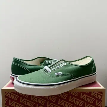 일본 정품 새상품 Vans AUTHENTIC Green 다크 그린 US