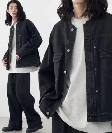 WYM LIDNM 셋업 CUT OFF DENIM SET-UP