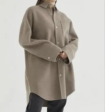 ATON 캐시미어 셔츠 자켓