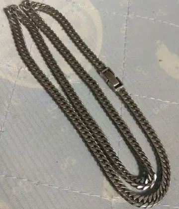 실버 925 인기 6면 키헤이 목걸이 50cm 약 31.5그램