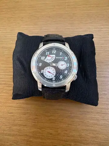 닛산 NISMO 가죽 밴드 손목시계 블랙