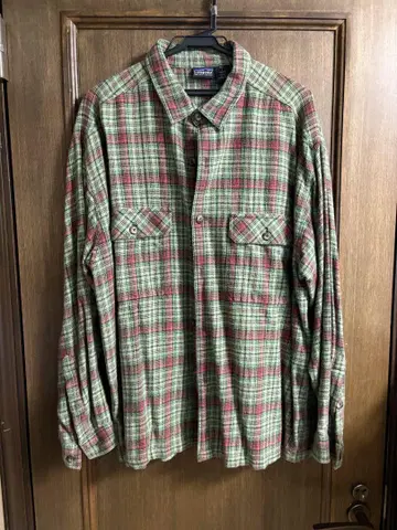 patagonia 오가닉 코튼 긴팔 플란넬 셔츠 L