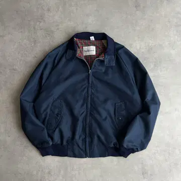 80s~90s 탄력 할링턴 자켓 스윙탑 USA제 안감 체크