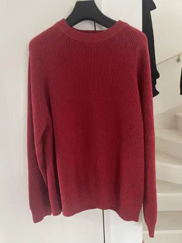STANDARD AZE MELANGE KNIT 레드 M
