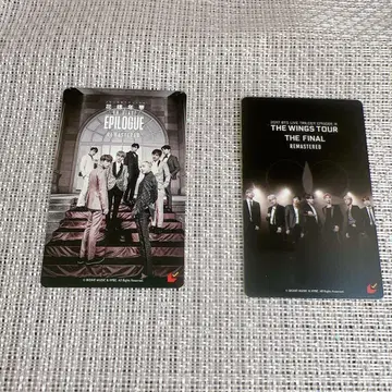 BTS 영화 EPILOGUE & WINGS 무비티켓 사용 완료 2장 세트