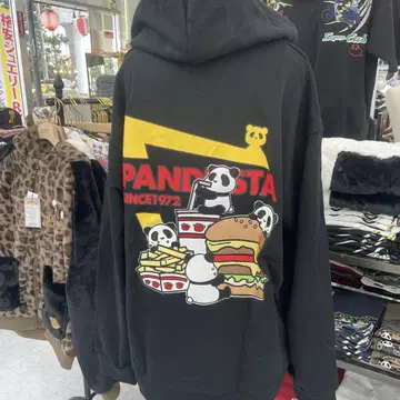 (36) PANDIESTA 팬더 디자인 후드 부착 후드티