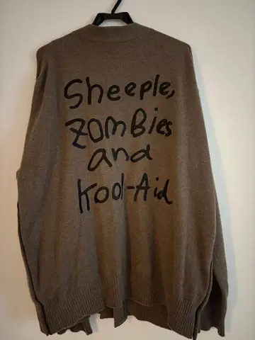 SACAI X MADSAKI EMBROIDERY KNIT CARDIGAN