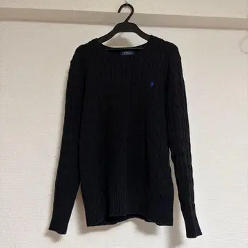 랄프 로렌 케이블 짜임 니트