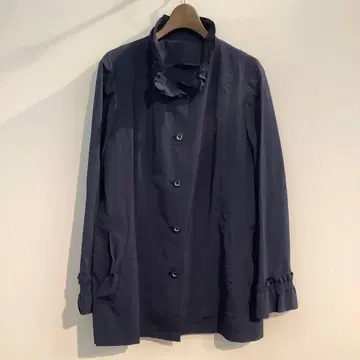 Leilian 레리안 네이비 프릴 디자인 자켓 사이즈 13+