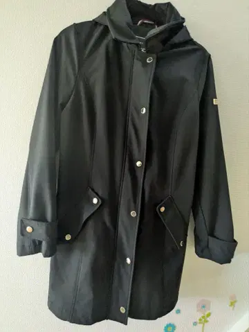 [ 새상품급 ] TOMMY HILFIGER 블랙 트렌치코트 S