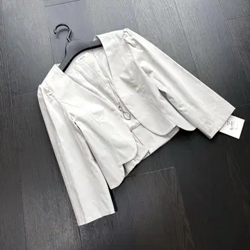 새상품 스콧 클럽 포멀 노카라 볼레로 자켓 야마다야