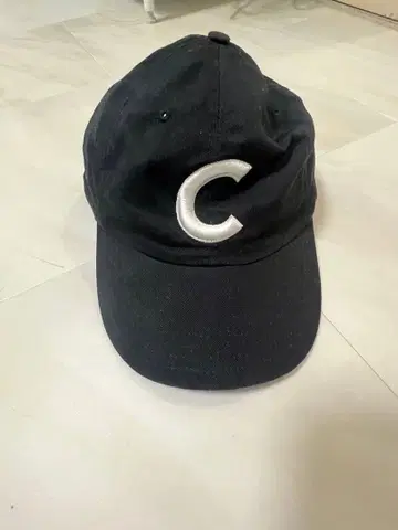 ciatre C 자수 블랙 야구 모자
