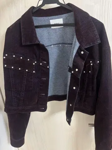[ MURUA ] 크롭 데님 자켓
