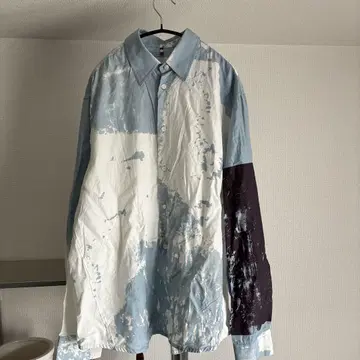 oamc 23ss 그래픽 셔츠 색스 블루